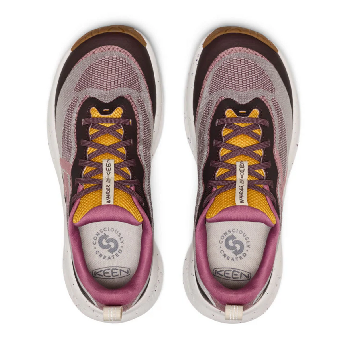 Keen Wander Trail Running Shoe (Women) - Huckleberry/Symphonic Sunset
