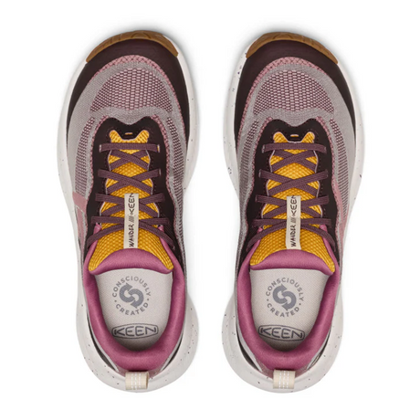 Keen Wander Trail Running Shoe (Women) - Huckleberry/Symphonic Sunset Athletic - Running - Trail - The Heel Shoe Fitters