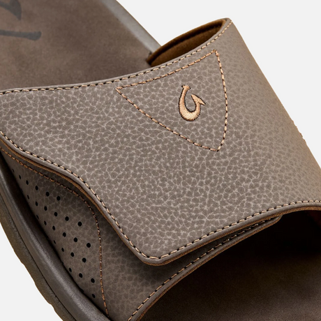 OluKai Nalu Slide Sandal (Men) - Dark Java/Dark Java Sandal - Slide - The Heel Shoe Fitters