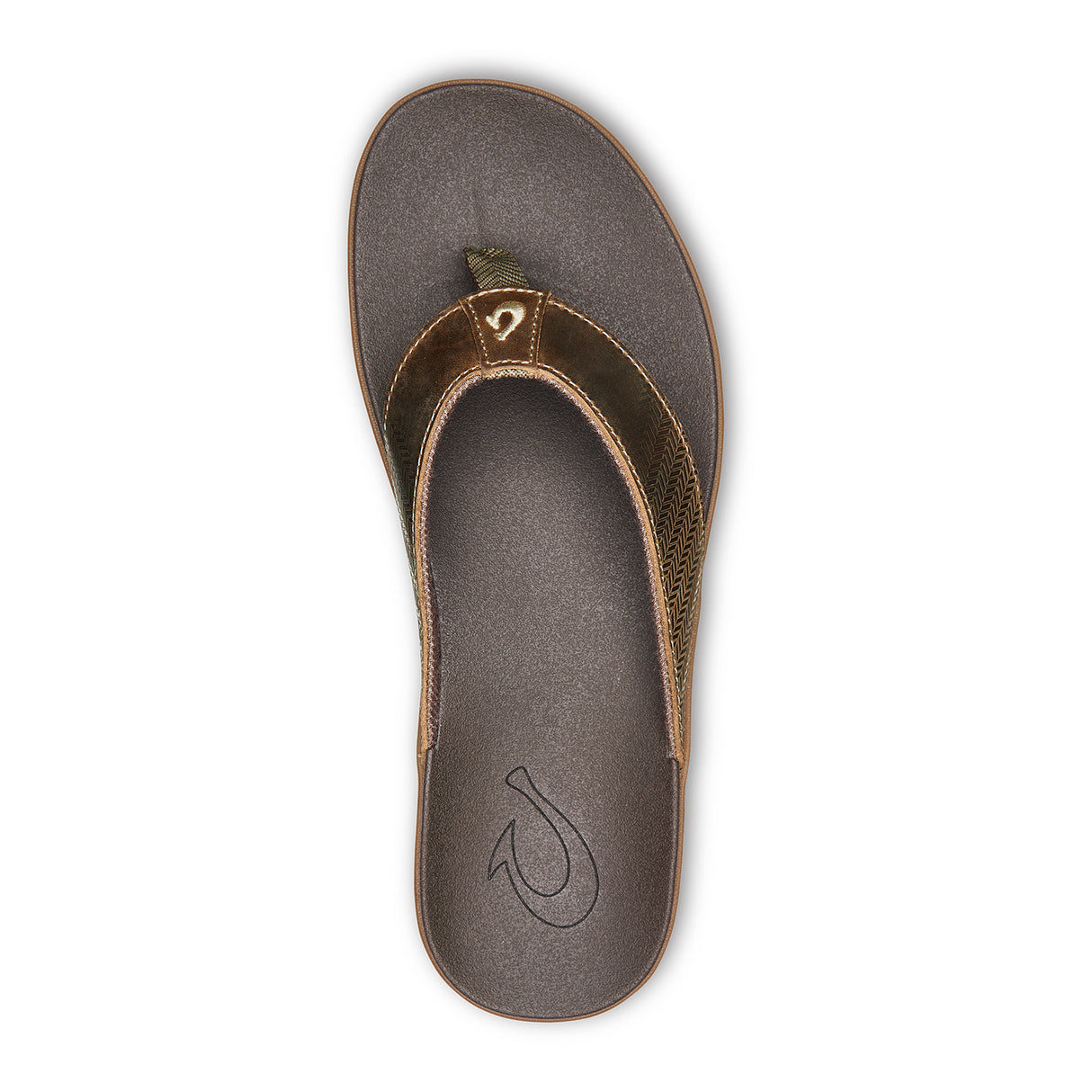 Olukai Makia (Men) - Mustang/Dark Wood Dress-Casual - Slip Ons - The Heel Shoe Fitters