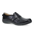 Dansko Sallie Slip On (Women) - Black Waxy Burnished Dress-Casual - Slip On - The Heel Shoe Fitters