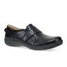 Dansko Sallie Slip On (Women) - Black Waxy Burnished Dress-Casual - Slip On - The Heel Shoe Fitters