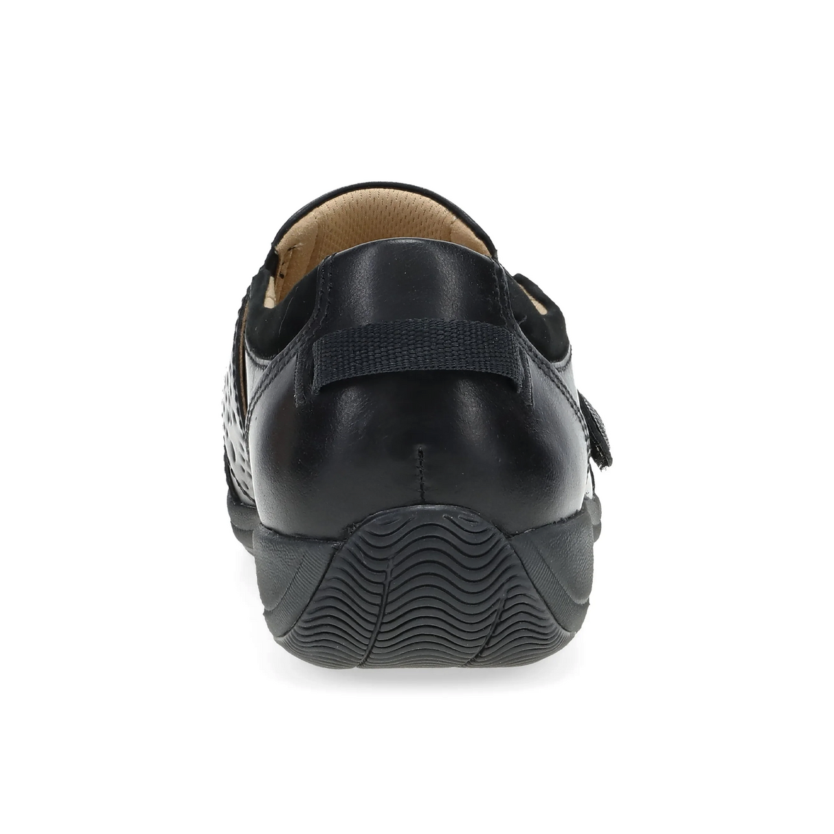 Dansko Sallie Slip On (Women) - Black Waxy Burnished Dress-Casual - Slip On - The Heel Shoe Fitters