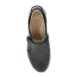 Dansko Sallie Slip On (Women) - Black Waxy Burnished Dress-Casual - Slip On - The Heel Shoe Fitters