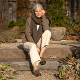 Dansko Sallie Slip On (Women) - Stone Waxy Burnished Dress-Casual - Slip On - The Heel Shoe Fitters