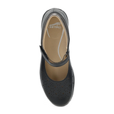 Dansko Stacy Mary Jane (Women) - Black Waxy Burnished Dress-Casual - Slip On - The Heel Shoe Fitters