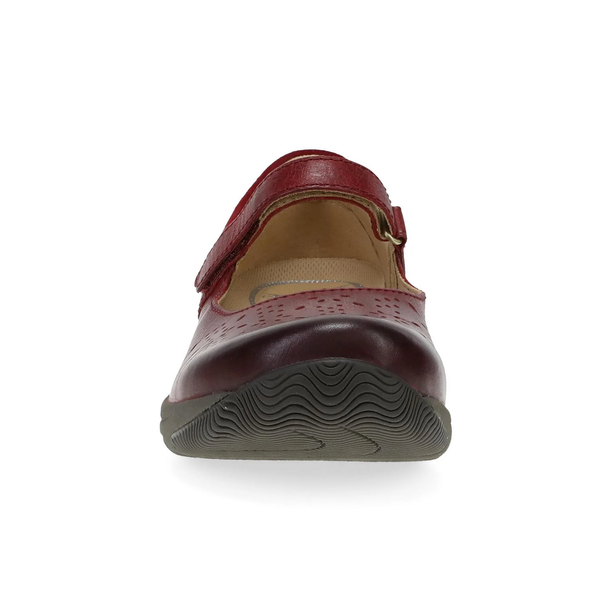 Dansko Stacy Mary Jane (Women) - Red Waxy Burnished Dress-Casual - Slip On - The Heel Shoe Fitters