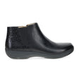 Dansko Sherry Ankle Boot (Women) - Black Waxy Burnished Boots - Casual - Low - The Heel Shoe Fitters