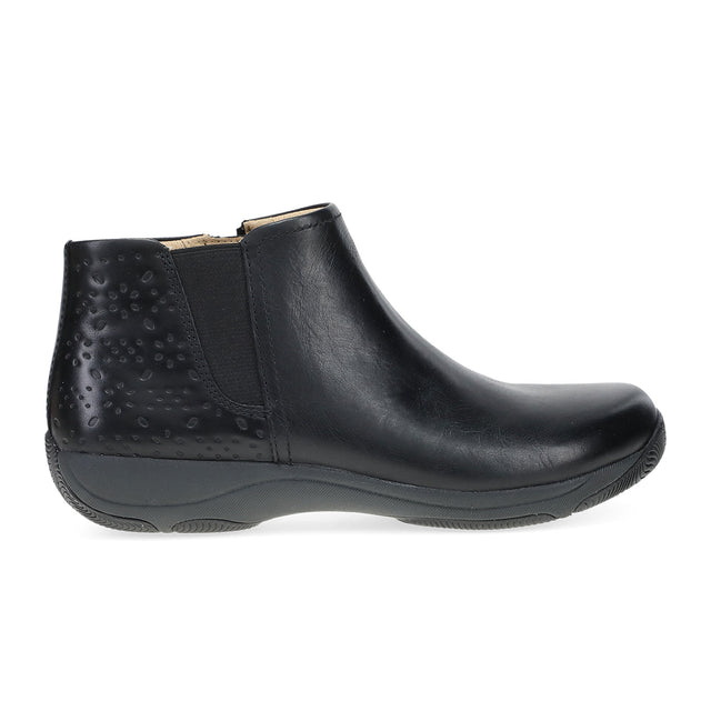 Dansko Sherry Ankle Boot (Women) - Black Waxy Burnished Boots - Casual - Low - The Heel Shoe Fitters