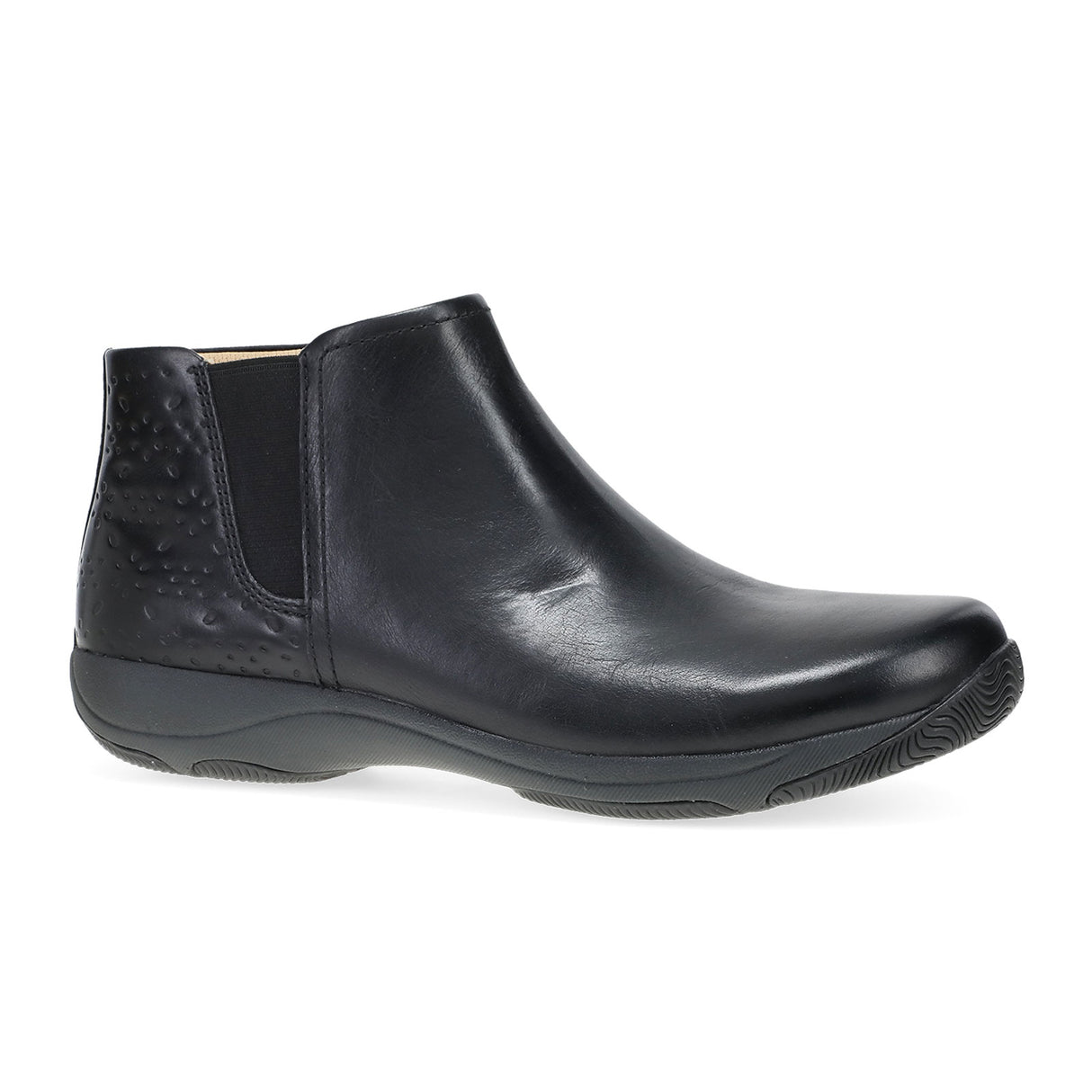 Dansko Sherry Ankle Boot (Women) - Black Waxy Burnished Boots - Casual - Low - The Heel Shoe Fitters