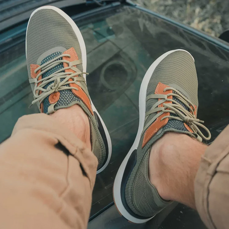 OluKai Mio Li Sneaker (Men) - Hunter/Lava Rock Athletic - Athleisure - The Heel Shoe Fitters