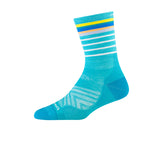 Darn Tough Stride Ultra Lightweight Micro Crew Sock (Women) - Teal Accessories - Socks - Performance - The Heel Shoe Fitters
