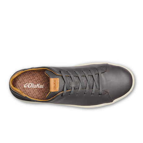 OluKai Lae'ahi Li 'Ili Sneaker (Men) - Stone/Stone Athletic - Casual - Lace Up - The Heel Shoe Fitters