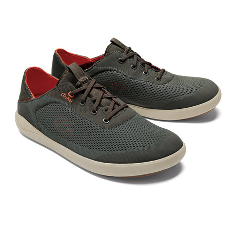 OluKai Moku Pae Sneaker (Men) - Island Salt/Koi Athletic - Casual - Lace Up - The Heel Shoe Fitters