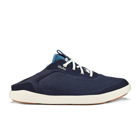 OluKai Moku Pae Sneaker (Men) - Trench Blue/Off White Athletic - Casual - Lace Up - The Heel Shoe Fitters