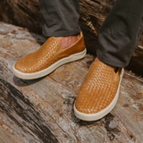 OluKai Lae'ahi Lauhala Slip On (Men) Dress-Casual - Slip On - The Heel Shoe Fitters
