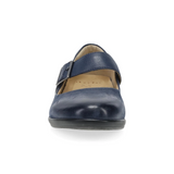 Dansko Collette Mary Jane (Women) - Navy Burnished Nubuck Dress-Casual - Slip On - The Heel Shoe Fitters