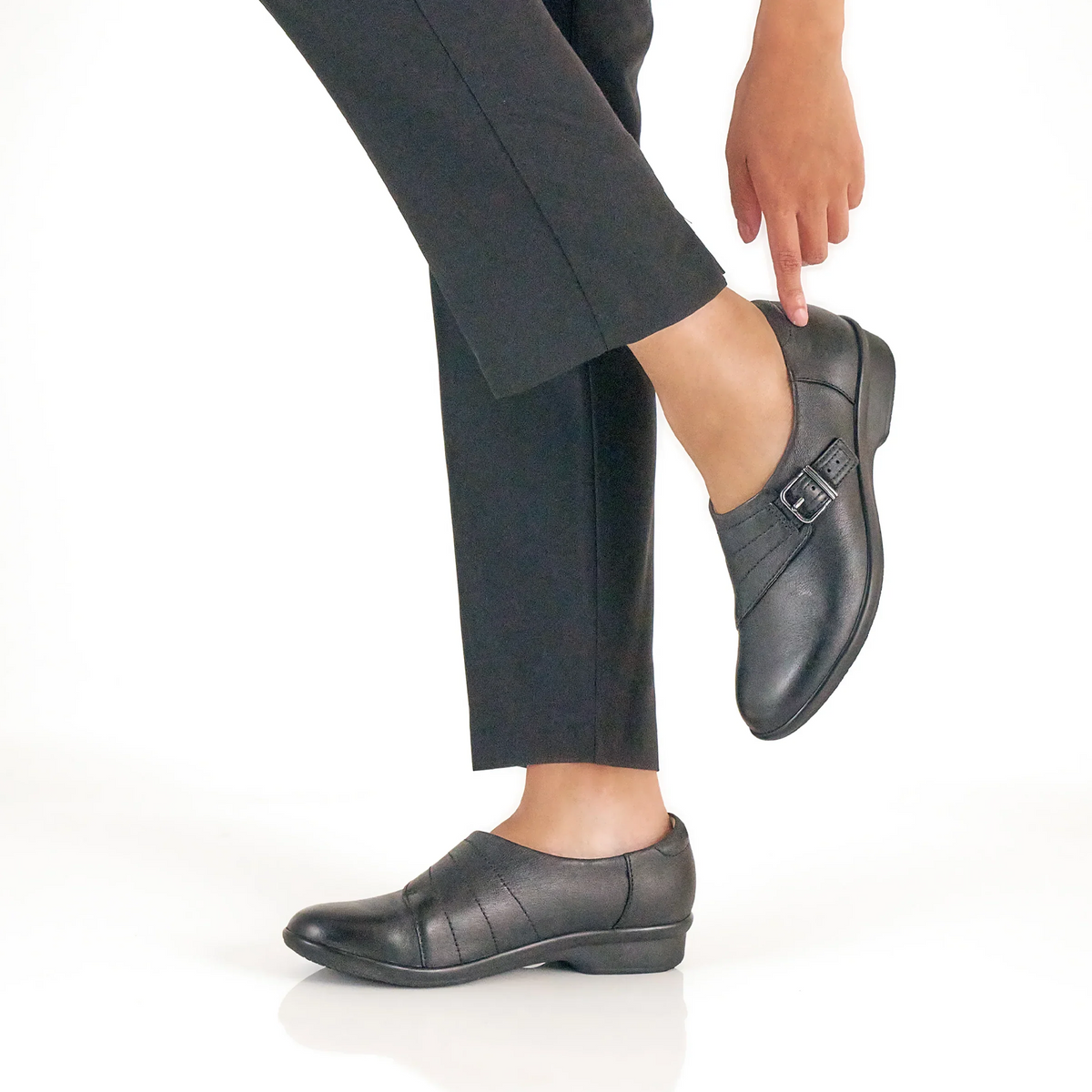 Dansko Chelsie Monk Strap (Women) - Black