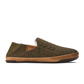OluKai HanoHano Waxed Canvas Slipper (Men) - Husk/Husk Dress-Casual - Slipper - The Heel Shoe Fitters