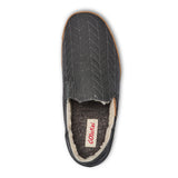 OluKai HanoHano Waxed Canvas Slipper (Men) - Dark Shadow/Dark Shadow Dress-Casual - Slippers - The Heel Shoe Fitters