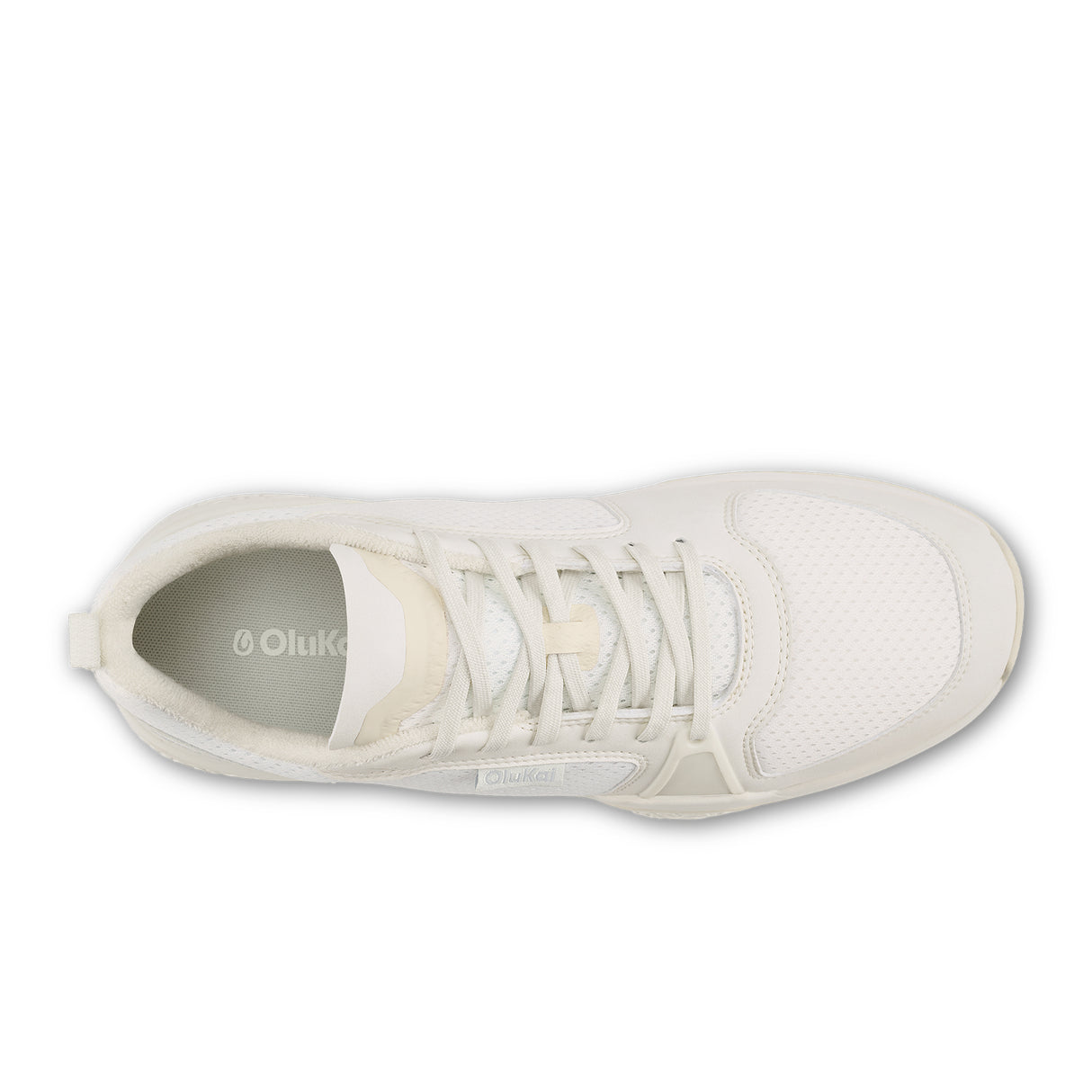 OluKai 'Anau Court Shoe (Women) - Bright White/Bright White Athletic - Casual - Lace Up - The Heel Shoe Fitters