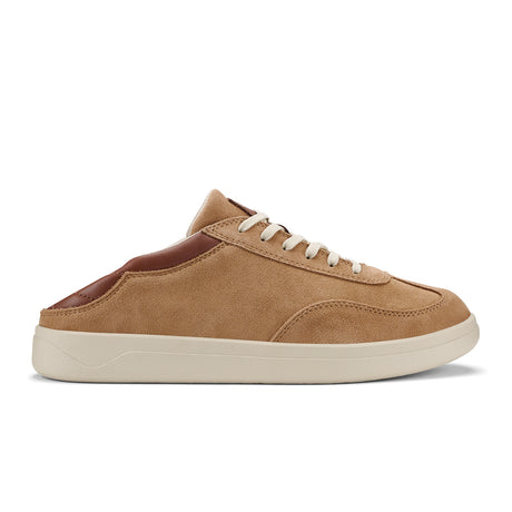 OluKai Punini Suede Lace Up (Men) - Tan/Toffee Athletic - Casual - Lace Up - The Heel Shoe Fitters