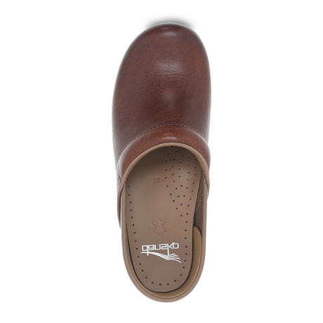 Dansko Professional Clog (Women) - Saddle Full Grain Dress-Casual - Clogs & Mules - The Heel Shoe Fitters