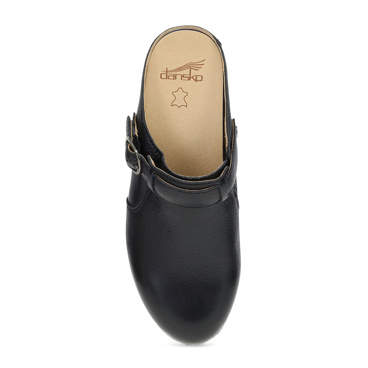 Dansko Millie Clog (Women) - Black Waxy Milled Dress-Casual - Clogs & Mules - The Heel Shoe Fitters