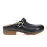 Dansko Millie Clog (Women) - Black Waxy Milled Dress-Casual - Clogs & Mules - The Heel Shoe Fitters