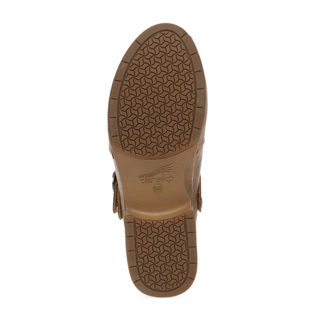 Dansko Millie Clog (Women) - Tan Waxy Brush Off Dress-Casual - Clogs & Mules - The Heel Shoe Fitters