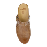 Dansko Millie Clog (Women) - Tan Waxy Brush Off Dress-Casual - Clogs & Mules - The Heel Shoe Fitters