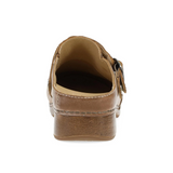 Dansko Millie Clog (Women) - Tan Waxy Brush Off Dress-Casual - Clogs & Mules - The Heel Shoe Fitters