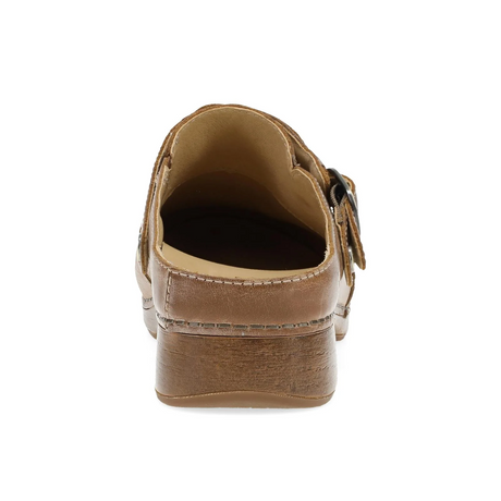 Dansko Millie Clog (Women) - Tan Waxy Brush Off Dress-Casual - Clogs & Mules - The Heel Shoe Fitters