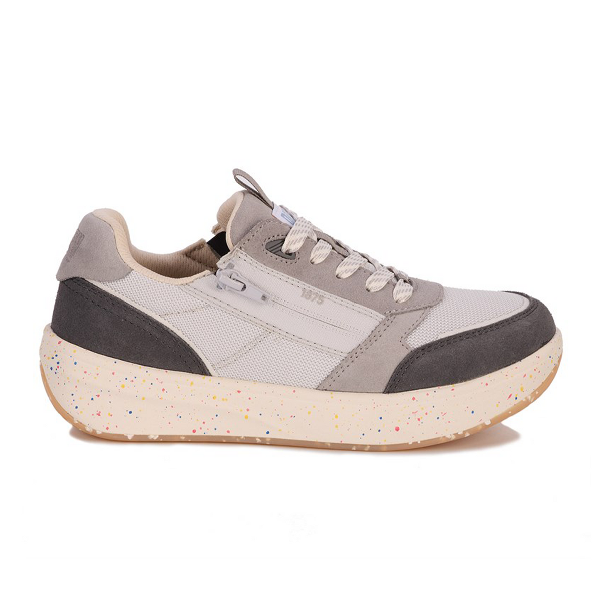 Drew Happy Walking Shoe (Women) - Grey Suede Combo