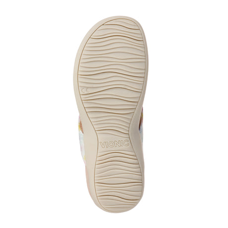 Vionic Bella II Sandal (Women) - Cream Poppy Sandals - Thong - The Heel Shoe Fitters