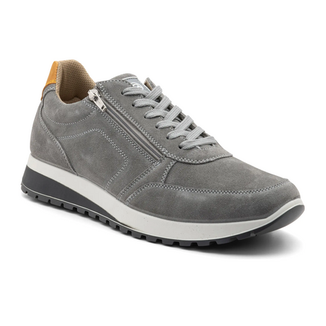 Ara Murray Lace Up Sneaker (Men) - Grey/Rust Athletic - Casual - Lace Up - The Heel Shoe Fitters