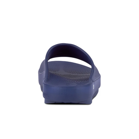 Oofos OOahh Slide Sandal (Unisex) - Navy Sandals - Slide - The Heel Shoe Fitters