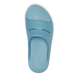 Oofos OOahh Slide Sandal (Unisex) - Ocean Blue Sandal - Slide - The Heel Shoe Fitters