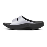 Oofos OOahh Luxe Slide (Women) - Black/Lavender Bliss