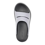 Oofos OOahh Luxe Slide (Women) - Black/Lavender Bliss