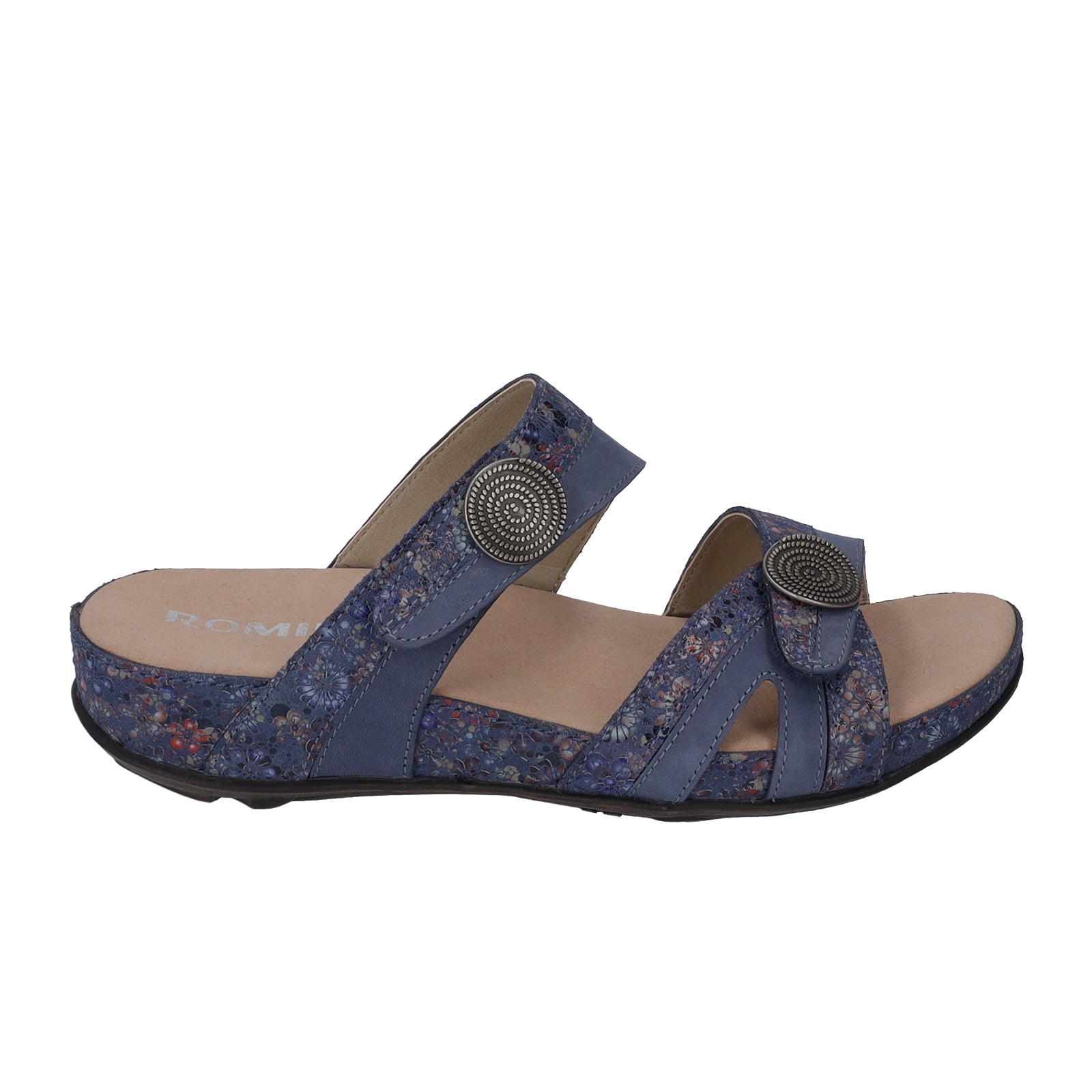 Romika Fidschi 22 Slide Sandal Women Ocean The Heel Shoe Fitters