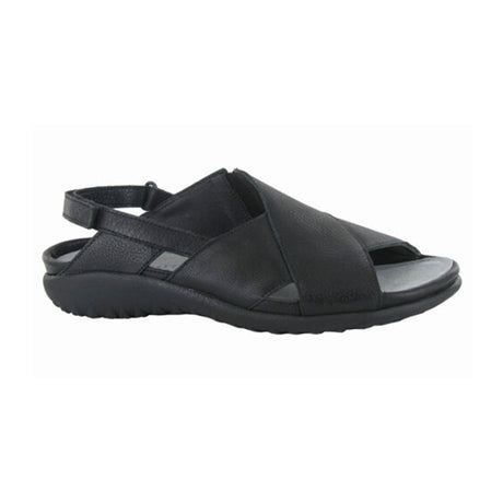 Naot Niho Backstrap Sandal (Women) - Soft Black Leather  - The Heel Shoe Fitters