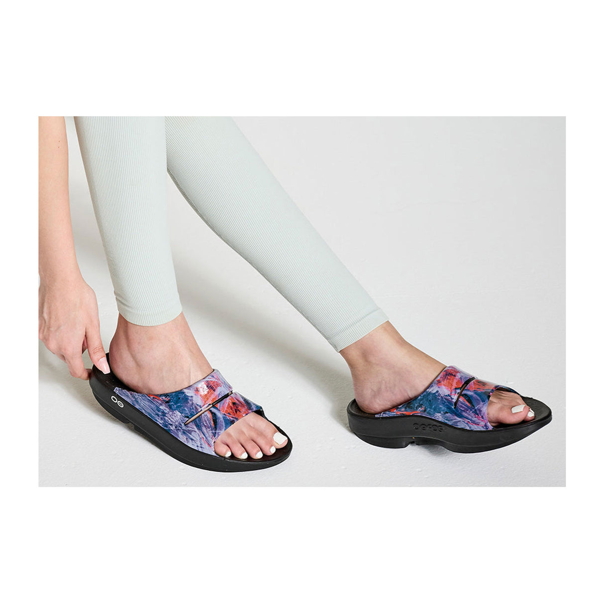 Oofos OOahh Limited Slide (Women) - Canyon Sunlight Sandals - Slide - The Heel Shoe Fitters