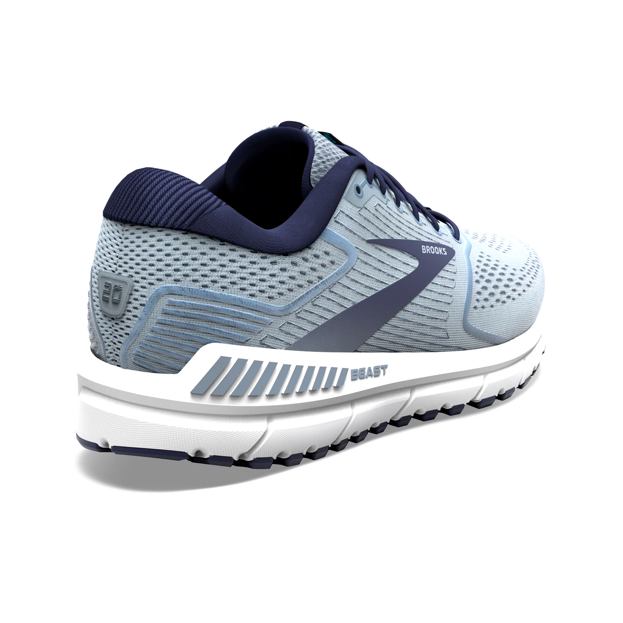 Brooks Beast 20 Running Shoe (Men) - Blue/Grey/Peacoat Athletic - Running - Cushion - The Heel Shoe Fitters