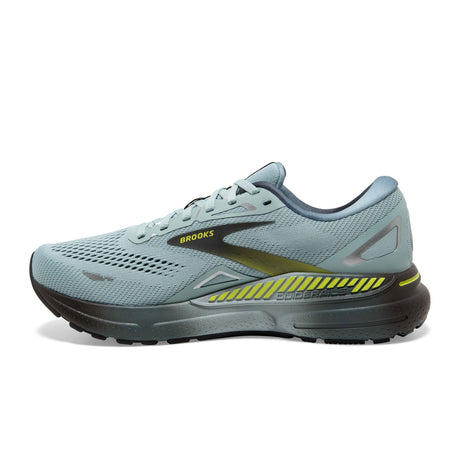 Brooks Adrenaline GTS 23 Running Shoe (Men) - Cloud Blue/Goblin Blue/Lime Athletic - Running - The Heel Shoe Fitters