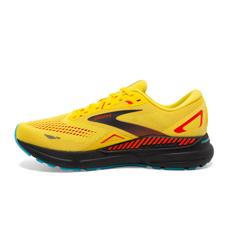 Brooks Adrenaline GTS 23 Running Shoe (Men) - Yellow/Forged Iron/Orange Athletic - Running - The Heel Shoe Fitters