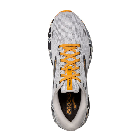 Brooks Ghost 15 Camo Running Shoe (Women) - Blanc/Gray/Sunflower Athletic - Running - The Heel Shoe Fitters