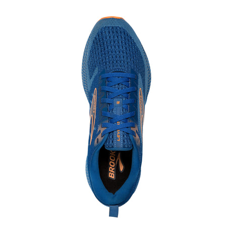 Brooks Levitate 6 Running Shoe (Men) - Classic Blue/Orange Athletic - Running - Cushion - The Heel Shoe Fitters