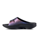 Oofos OOahh Luxe Slide (Women) - Midnight Spectre Sandals - Slide - The Heel Shoe Fitters