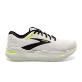 Brooks Ghost Max Running Shoe (Men) - Grey/Black/Sharp Green Athletic - Running - The Heel Shoe Fitters